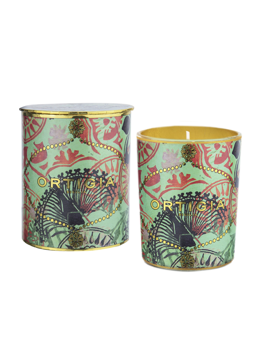 Fico D'India Small Decorated Candle