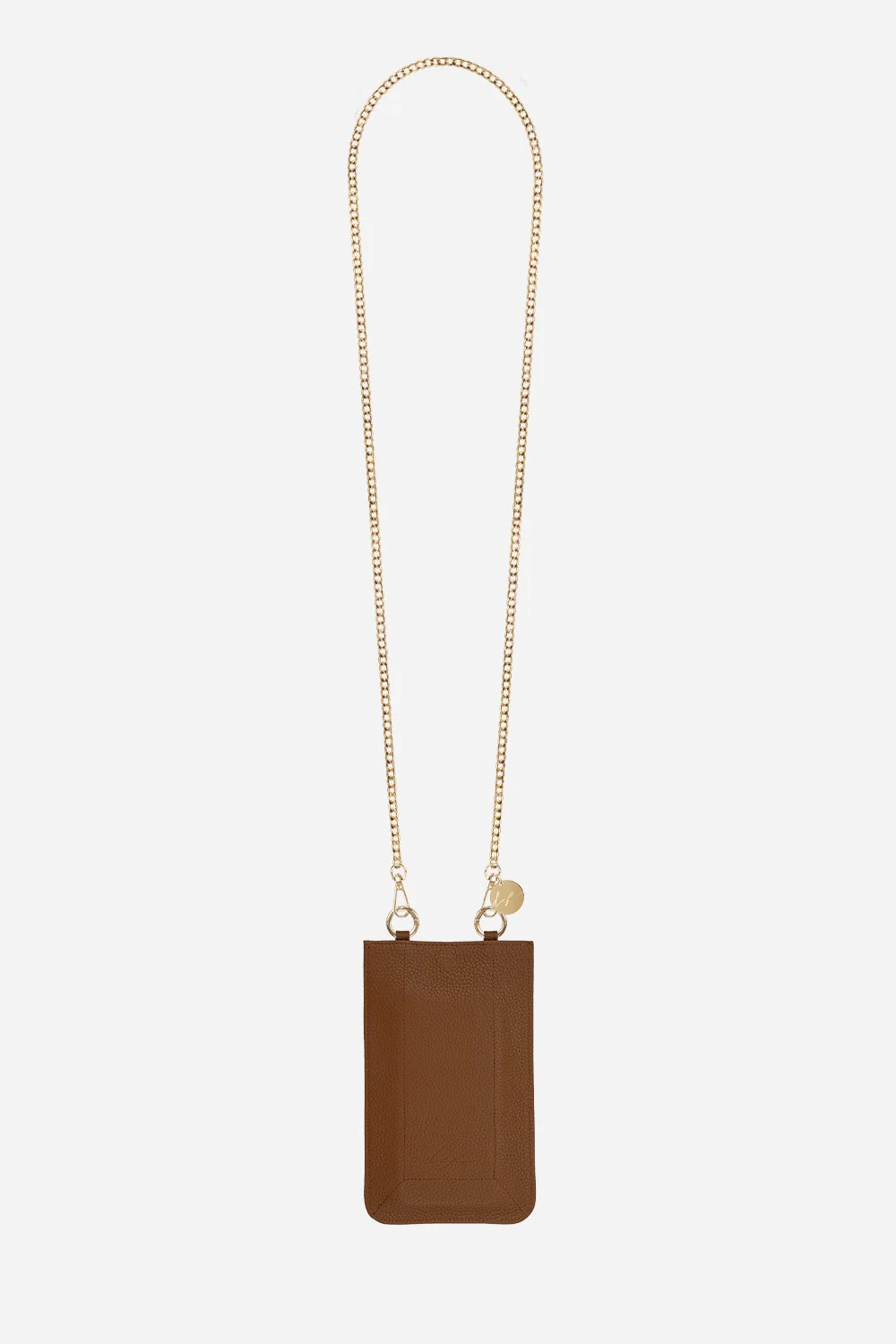 Bahia Camel Leather Phone Bag