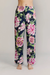 Pink Peony Navy Cotton Pajamas