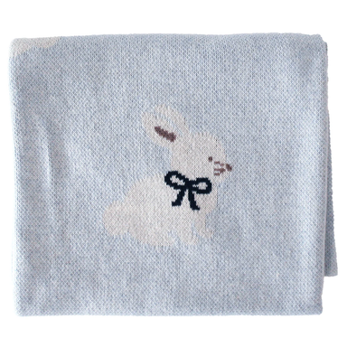 Blue Babby Bunny Blanket