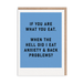 You Are What You Eat Greeting Card