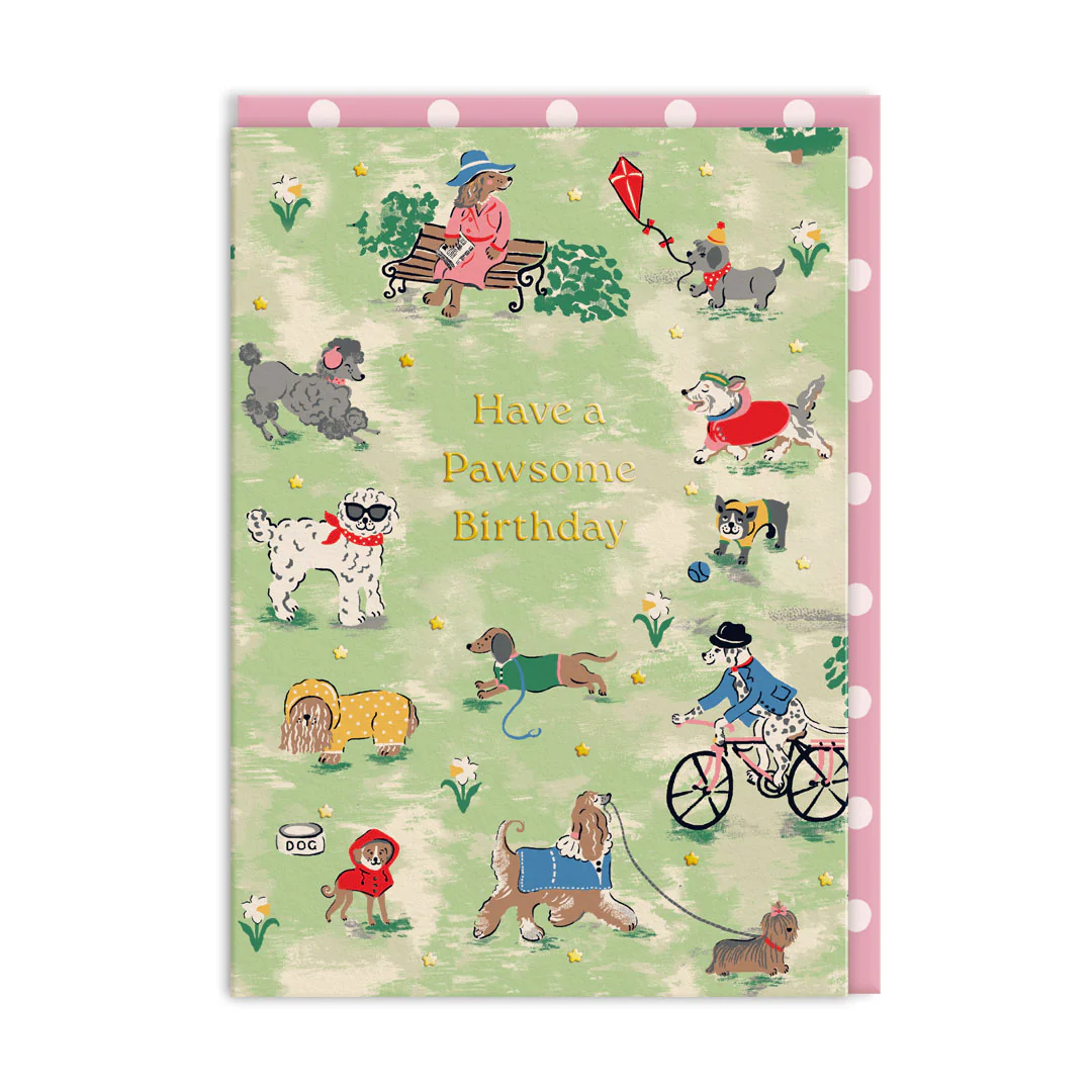 Cath Kidston Park Dogs Card