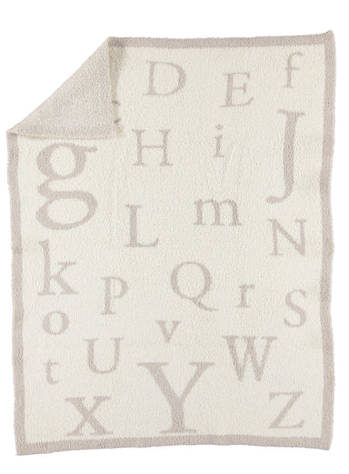 Stone/Cream CozyChic ABC Blanket