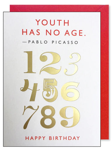 Youth Quote Birthday Card