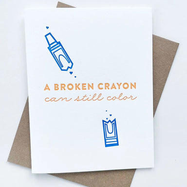 Crayons Still Color Card