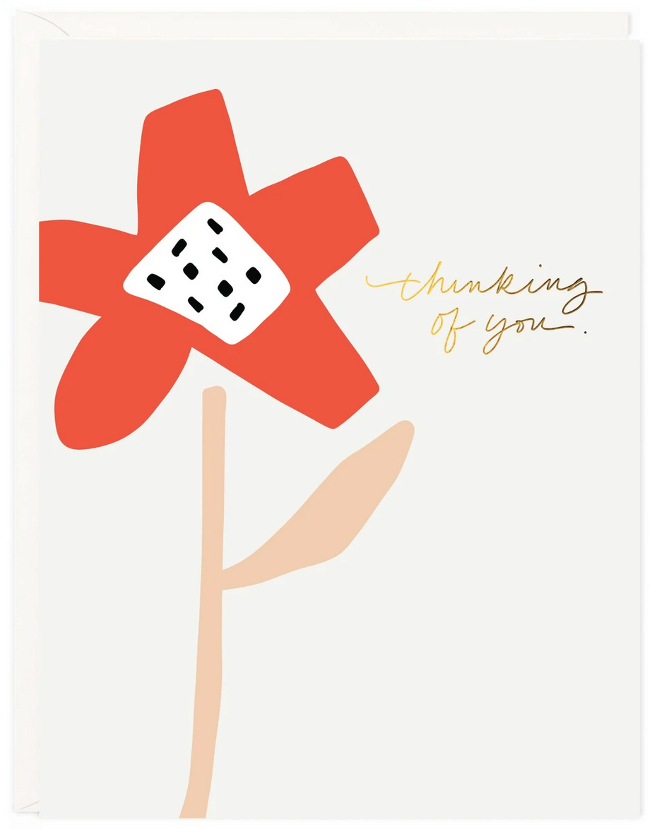 Thinking of You Flower Card