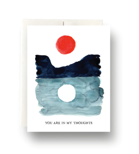 Sun and Moon: You're In My Thoughts Card