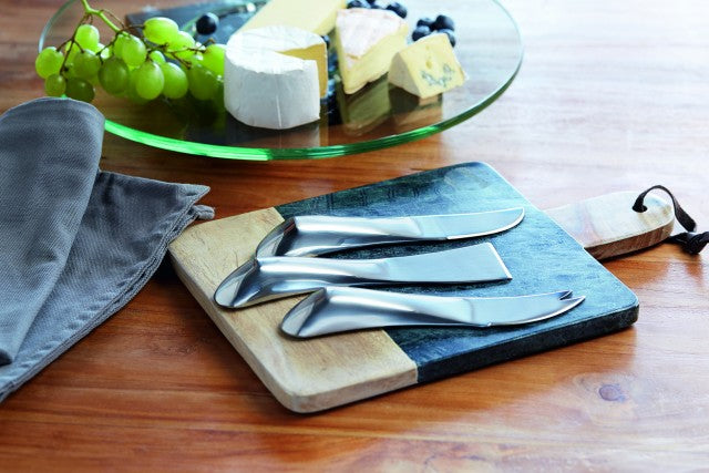 Wave 3 Pieces Cheese Knife Set