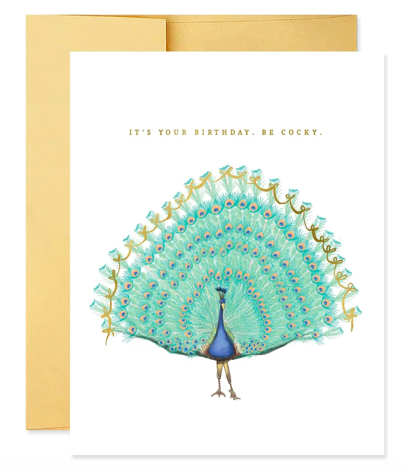 Be Cocky Birthday Card