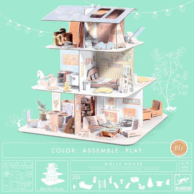 Doll House DIY Coloring Kit