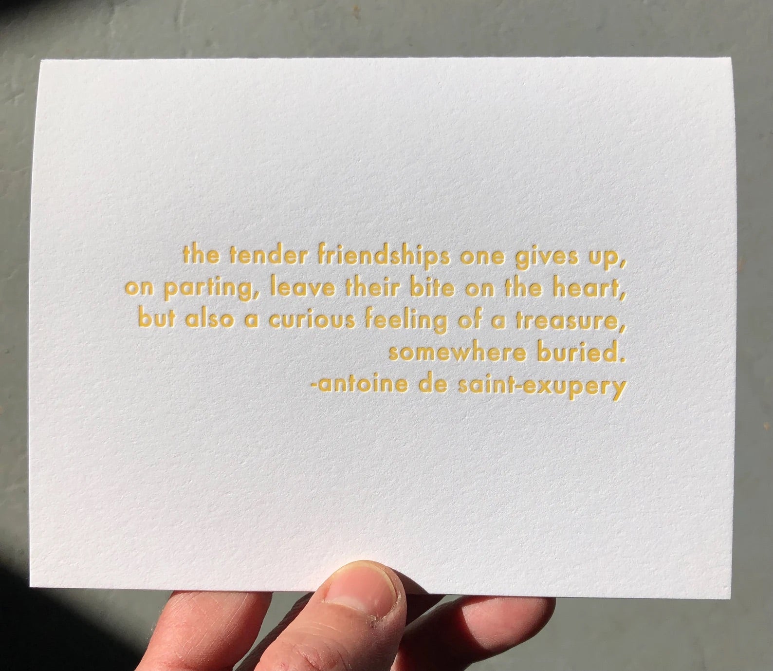 Tender Friendship Card