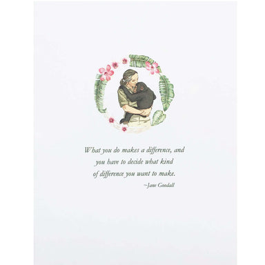 Jane Goodall Quote Card
