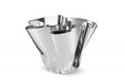 Elegant Wave Stainless Steel Vase