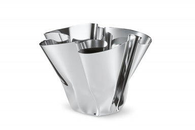 Elegant Wave Stainless Steel Vase