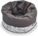 Husky Gray Snuggle Dog Bed - Large