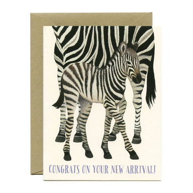 Zebra Baby Card