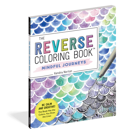 Reverse Coloring Book Mindful Journeys