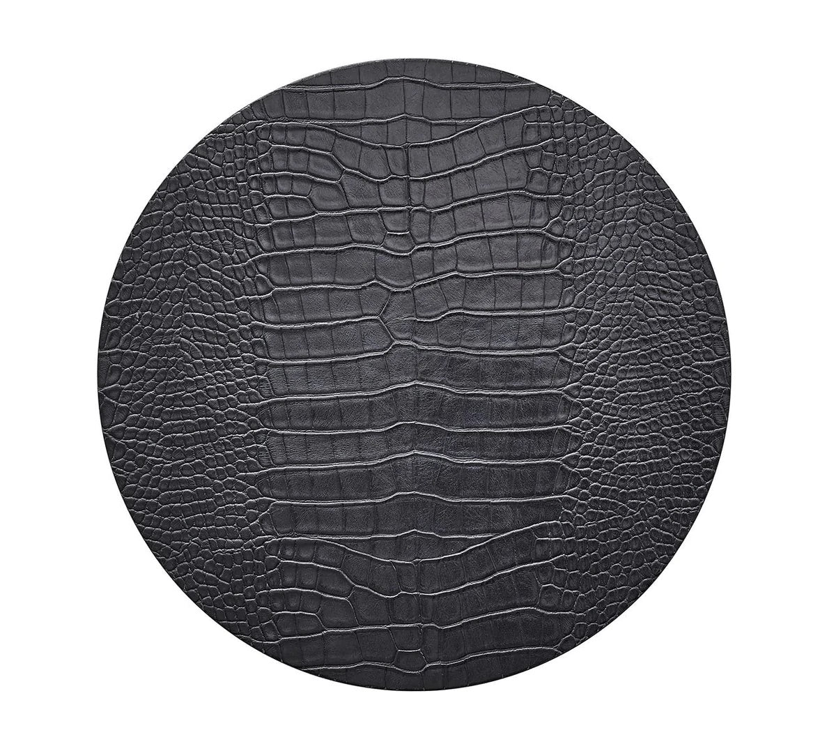 Charcoal Croco Placemat - Set of 4