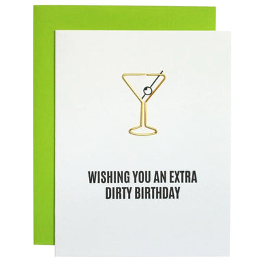 Extra Dirty Birthday Paper Clip Card