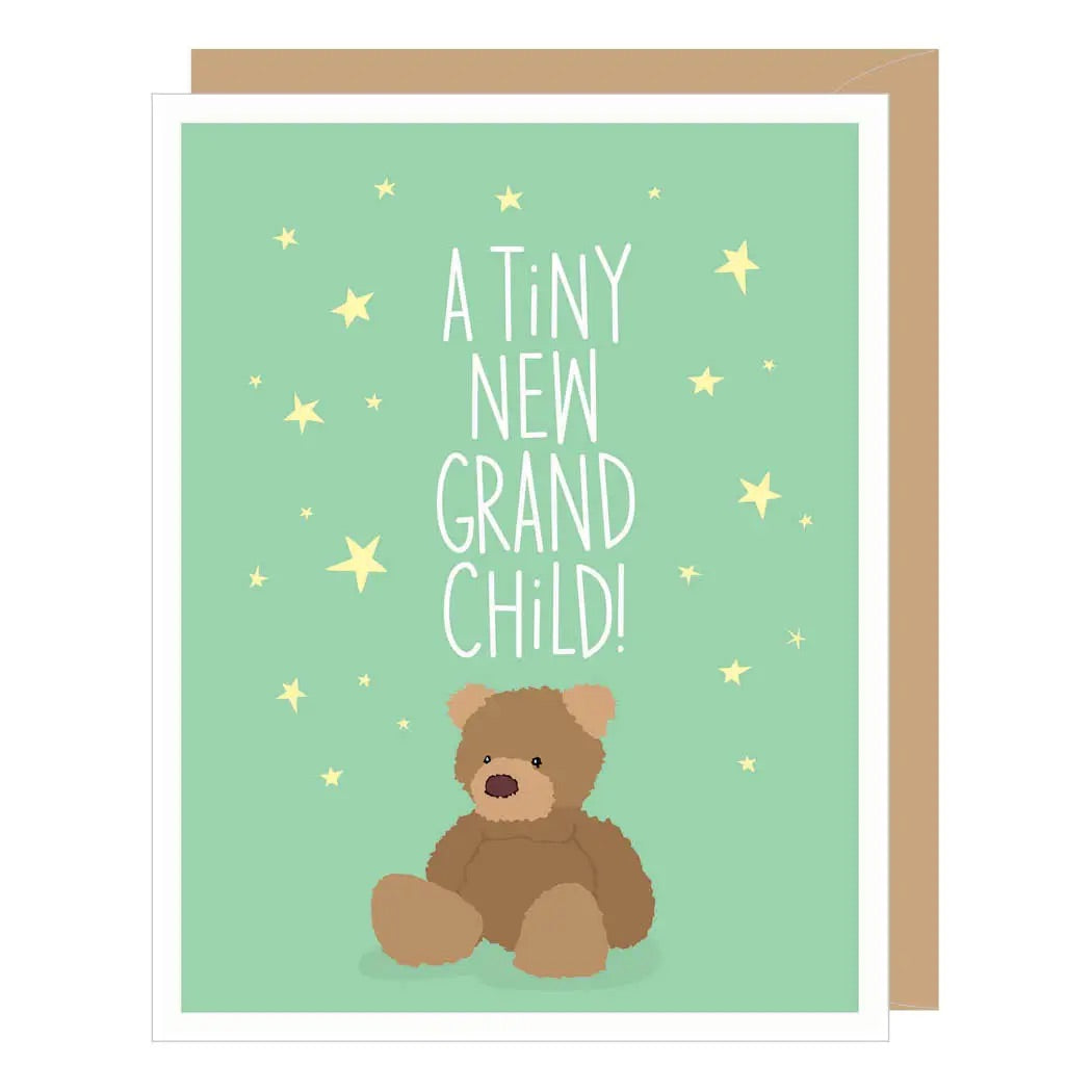 Teddy Bear New Grandparent Congratulations Card