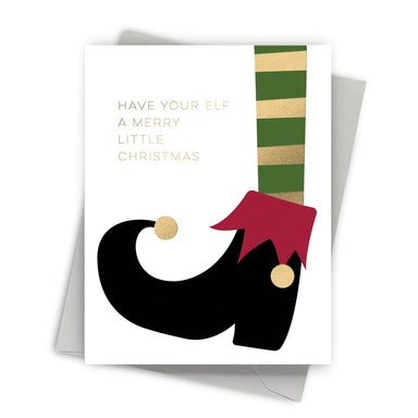 Merry Elf Holiday Card