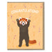 Red Panda Congratulations Card