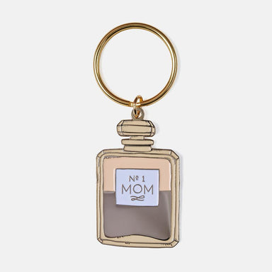 #1 Mom Perfume Bottle Key Ring