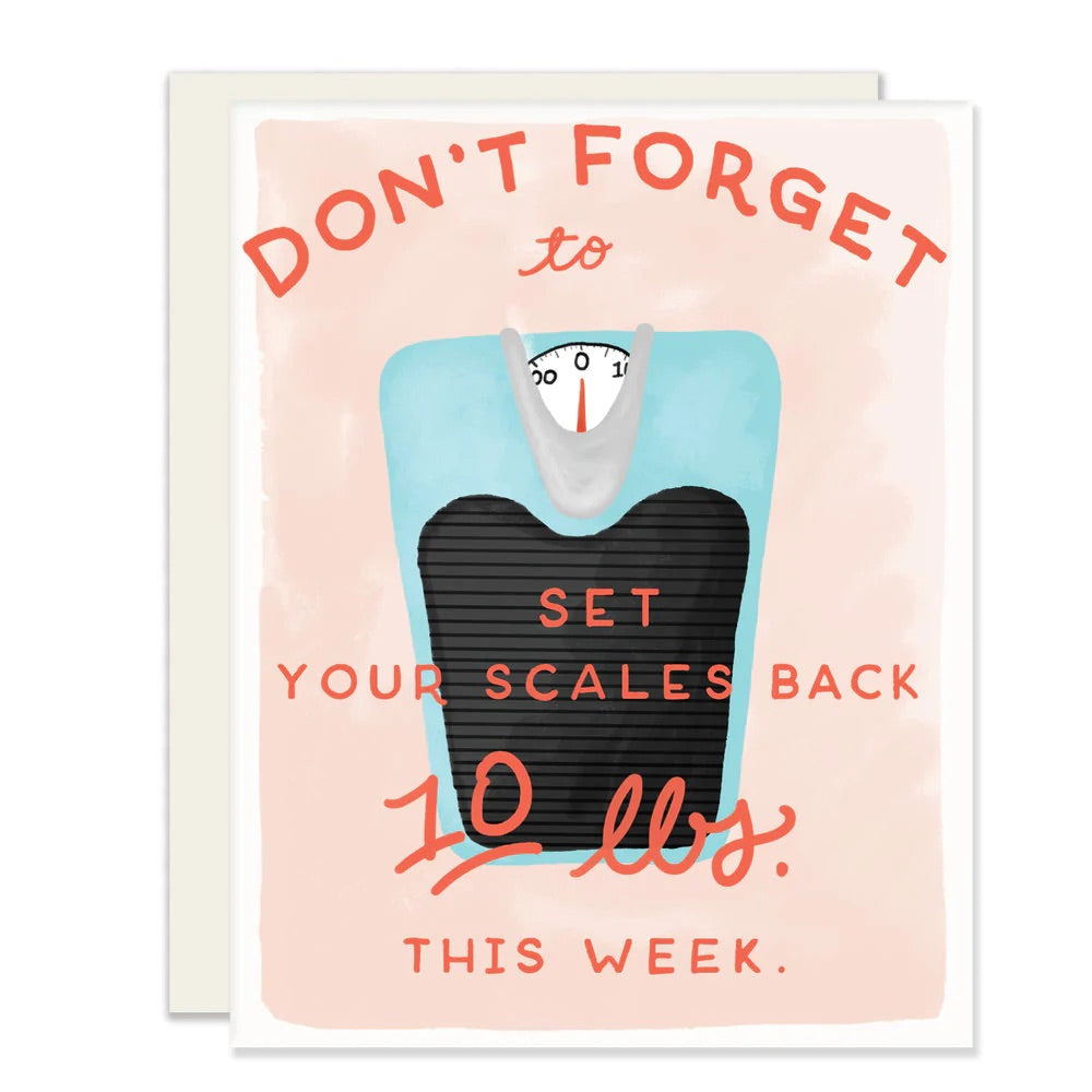 Set Scales Back Card