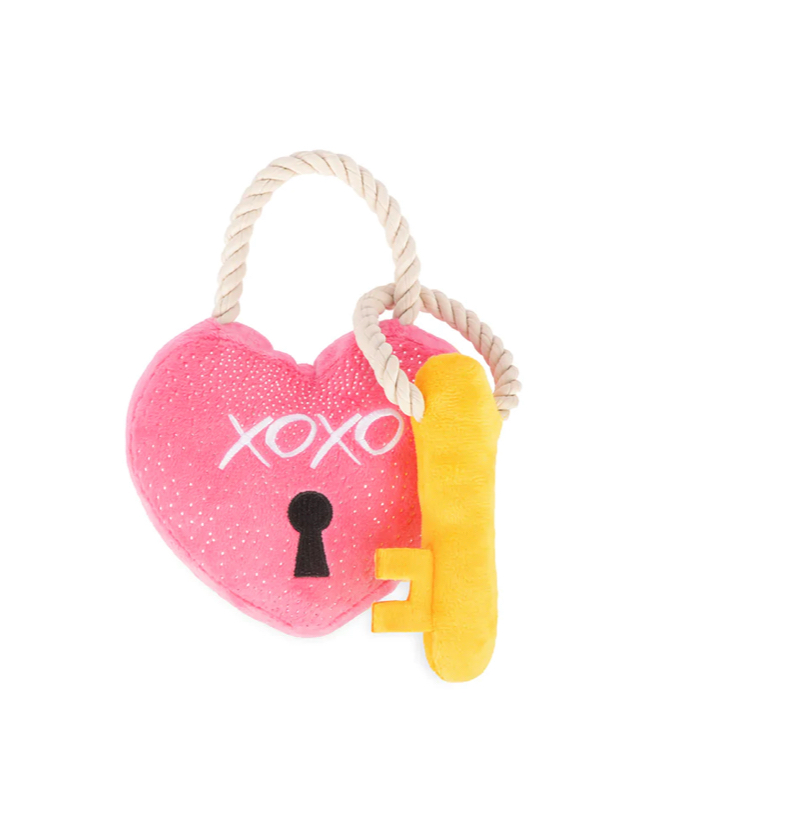 Love You a Lock Dog Toy