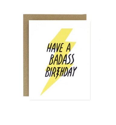 Bad Ass Birthday Card