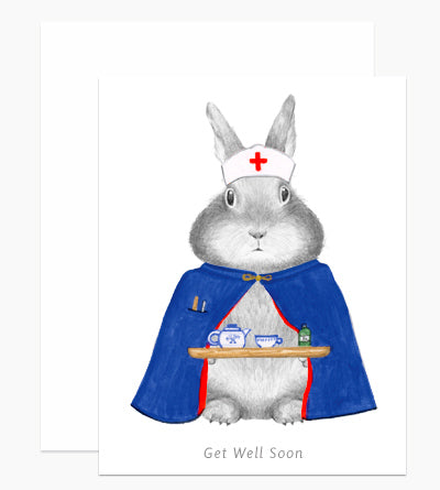 Nurse Bunny Card