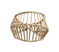 Gold Cage Napkin Rings - Set of 4