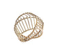 Gold Cage Napkin Rings - Set of 4