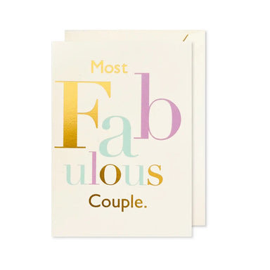 Most Fab Couple Anniversary Card