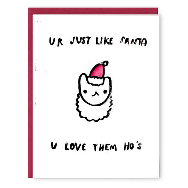 Santa's Hos Card