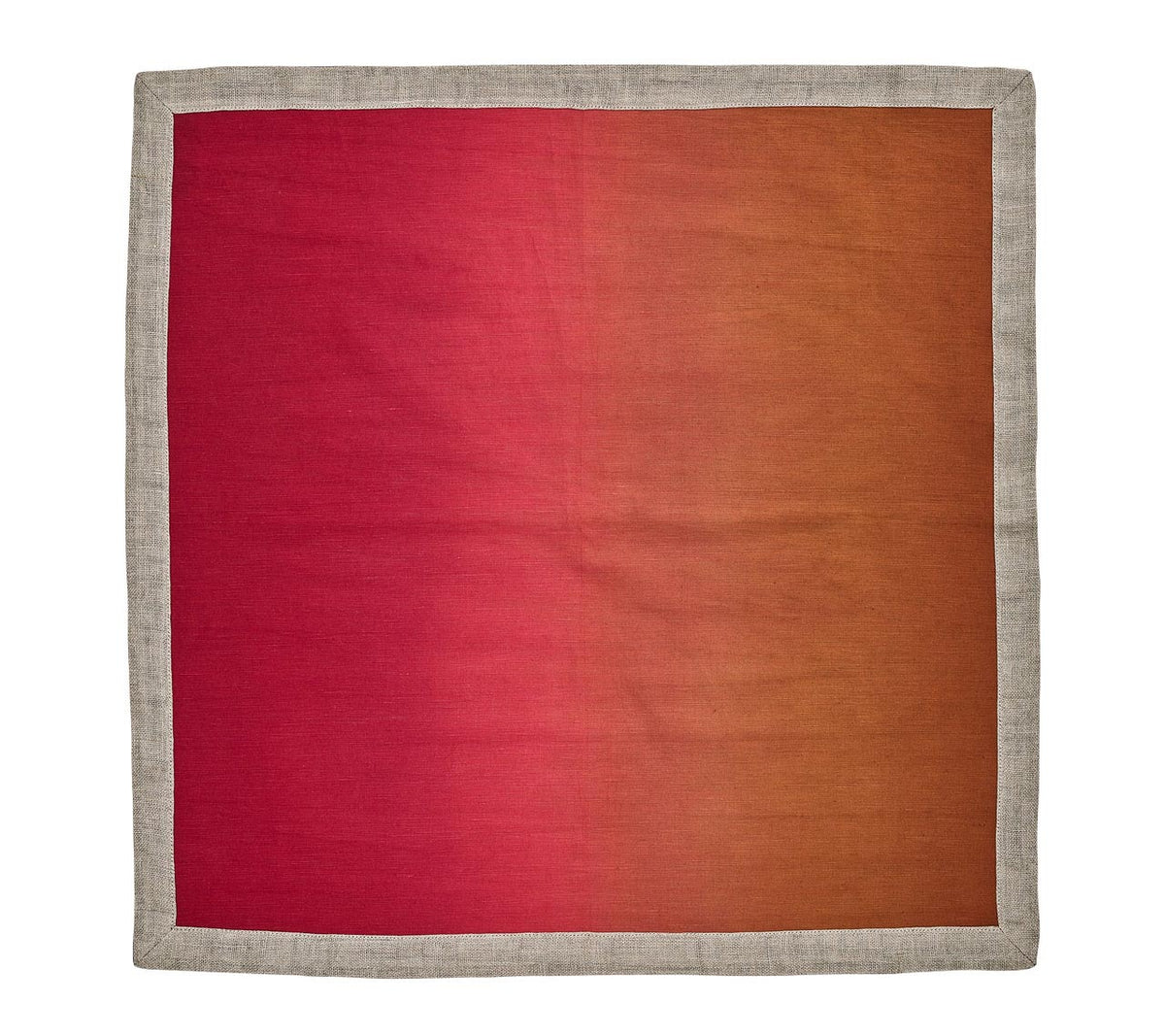 Cranberry/Orange Dip Dye Napkin - Set of 4