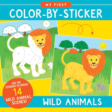 Wild Animals and More First Color by Sticker Book